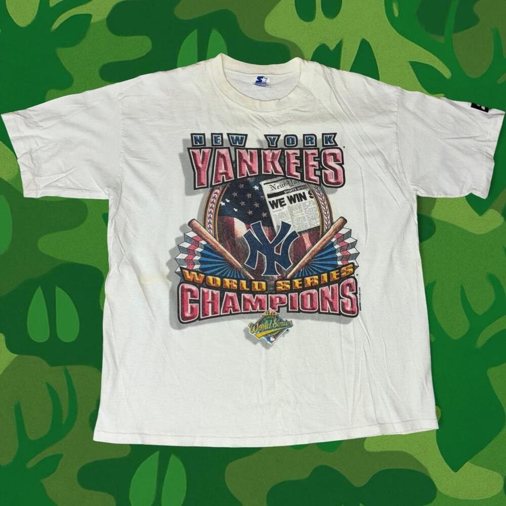 Vintage 1996 New York Yankees World Series Champions Tee Size L